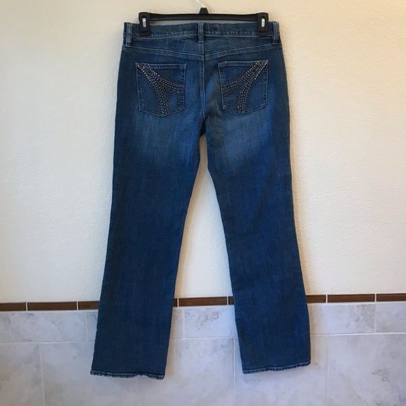 Old Navy Denim Blue Jeans Womens Size 10 Straight Leg Low Waist y2k - Picture 4 of 16